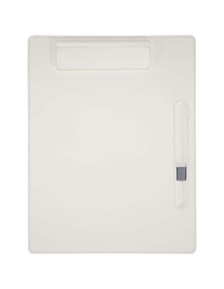 Portablocco formato A4 con chiusura magnetica e penna a sfera in materiale riciclato certificato RCS (inchiostro nero) Clast