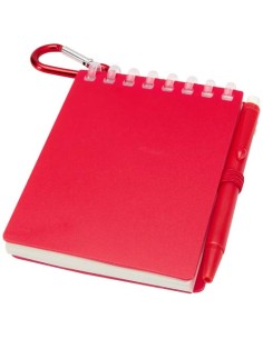 Set blocco note con copertina morbida in materiale riciclato e penna a sfera (inchiostro blu) per attività all'aperto Lig Min