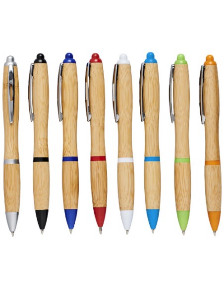 Penna a sfera in bambù Nash (inchiostro blu)