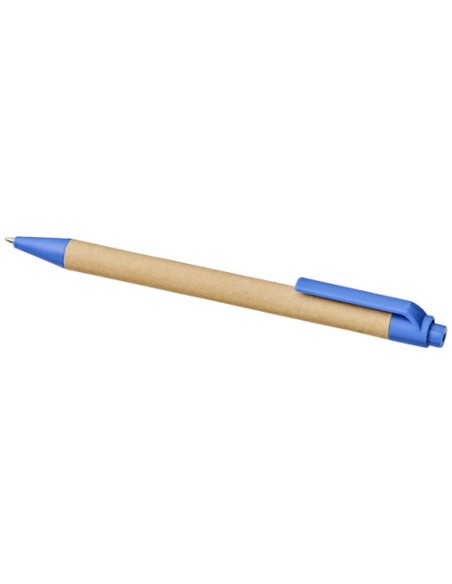 Penna a sfera Berk in cartone riciclato e plastica derivata dal mais (inchiostro nero)