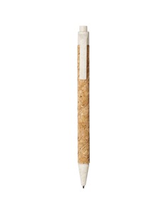 Penna a sfera in sughero e paglia di grano Midar (inchiostro nero)