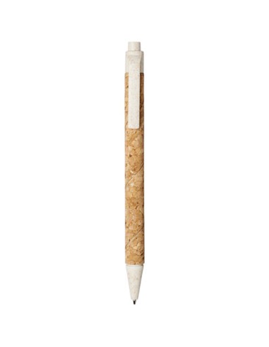 Penna a sfera in sughero e paglia di grano Midar (inchiostro nero)