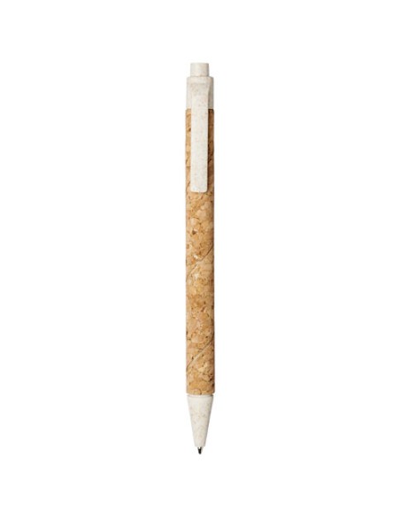 Penna a sfera in sughero e paglia di grano Midar (inchiostro nero)