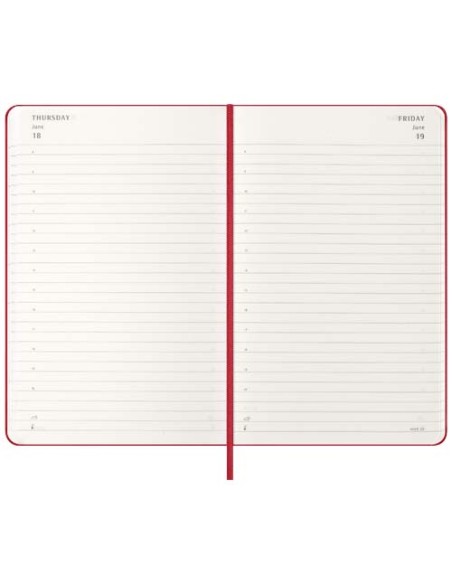 Agenda giornaliera 12 mesi con copertina rigida Moleskine