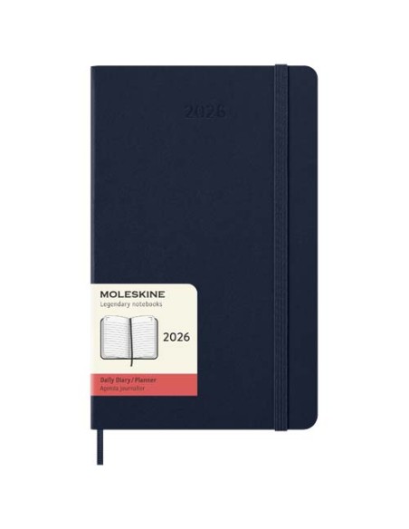 Agenda giornaliera 12 mesi con copertina rigida Moleskine