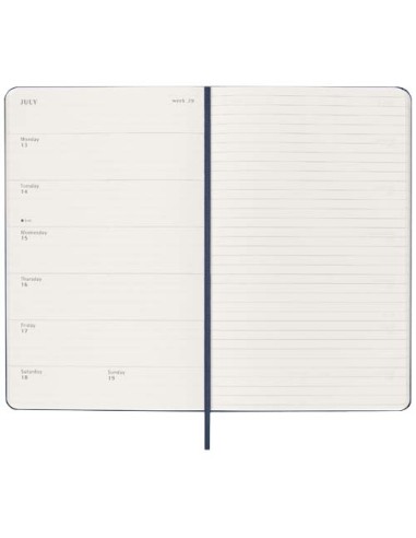 Agenda settimanale 12 mesi formato L con copertina rigida Moleskine