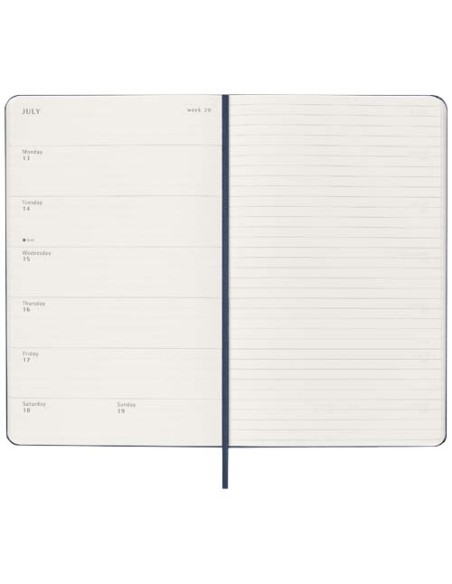 Agenda settimanale 12 mesi formato L con copertina rigida Moleskine