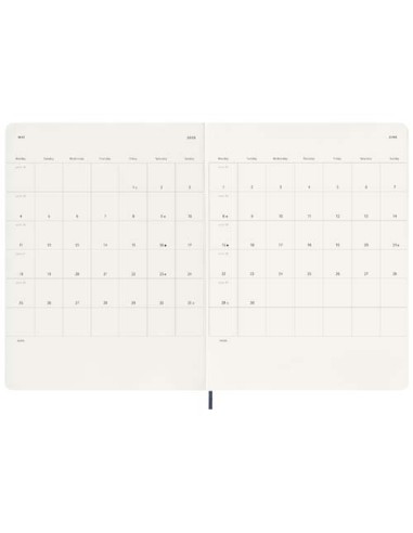 Blocco note 12 mesi formato XL con copertina morbida Moleskine