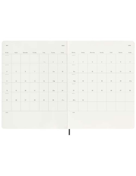 Blocco note 12 mesi formato XL con copertina morbida Moleskine