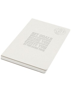 Blocco note senza dorso Dairy Dream in formato A5 realizzato con cartoni del latte riciclati