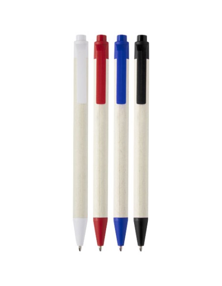 Penna a sfera Dairy Dream realizzata con cartoni del latte riciclati (inchiostro nero)