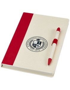 Set blocco note formato A5 e penna a sfera Dairy Dream realizzati con cartoni del latte riciclati