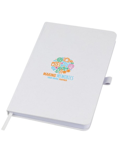 Blocco note con copertina rigida in carta crush Fabianna