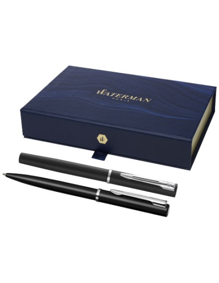 Waterman set penna a sfera e roller Allure (inchiostro nero)