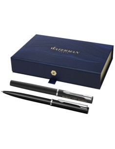 Waterman set penna a sfera e roller Allure (inchiostro nero)
