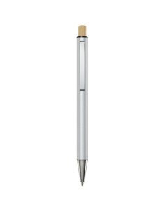 Penna a sfera in alluminio riciclato Cyrus (inchiostro blu)