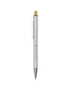 Penna a sfera in alluminio riciclato Cyrus (inchiostro blu)
