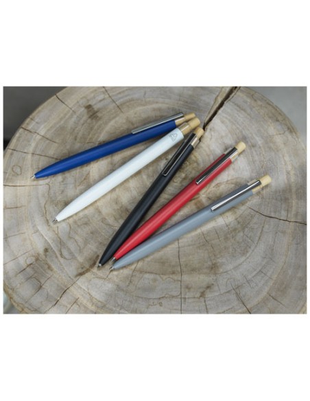 Penna a sfera in alluminio riciclato Nooshin (inchiostro nero)