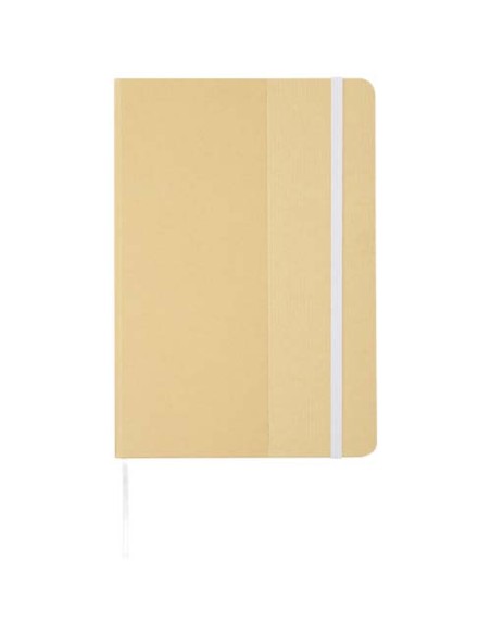 Blocco note formato A5 con copertina rigida di cartone riciclato Nelida