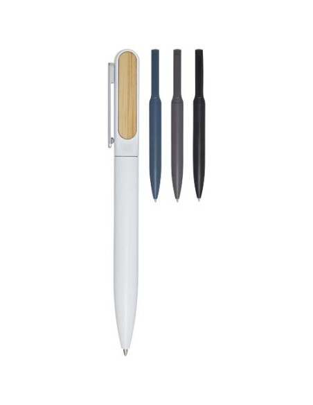 Penna a sfera in alluminio riciclato Blanca (inchiostro nero)