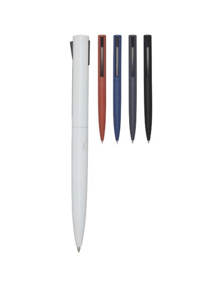 Penna a sfera in alluminio riciclato Juana (inchiostro blu)