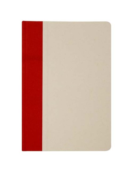 Blocco note formato A5 con copertina rigida in carta derivante dalla canna da zucchero Liliana