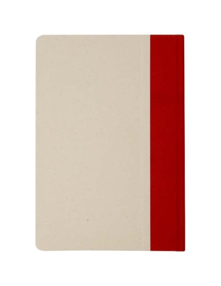 Blocco note formato A5 con copertina rigida in carta derivante dalla canna da zucchero Liliana