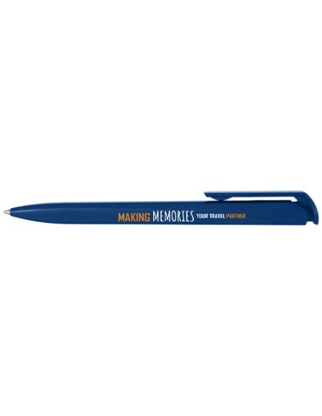 Penna a sfera in plastica riciclata Lucia (inchiostro blu)