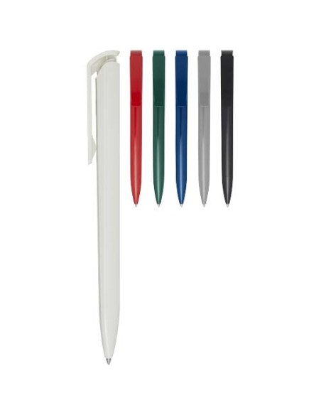 Penna a sfera in plastica riciclata Lucia (inchiostro blu)