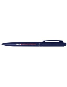 Penna a sfera in plastica riciclata Martha (inchiostro nero)