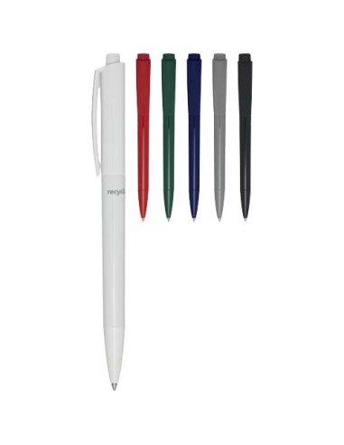 Penna a sfera in plastica riciclata Martha (inchiostro nero)