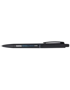 Penna a sfera in plastica riciclata Martha (inchiostro nero)