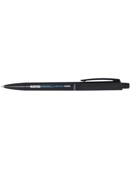 Penna a sfera in plastica riciclata Martha (inchiostro nero)
