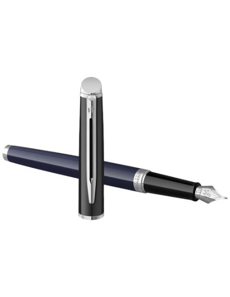 Penna stilografica colorata con finiture in palladio Hemisphere (inchiostro blu)