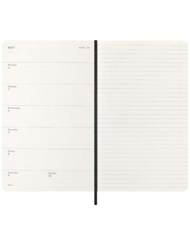 Blocco note 12 mesi formato L con copertina morbida Moleskine