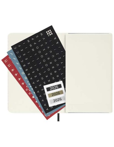 Agenda settimanale tascabile 12 mesi con copertina morbida Moleskine
