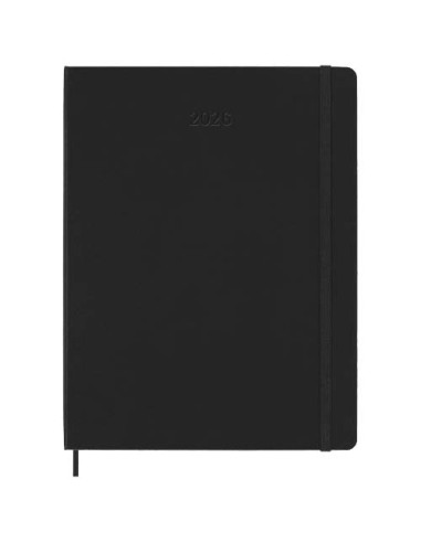 Agenda settimanale 12 mesi XL con copertina rigida Moleskine