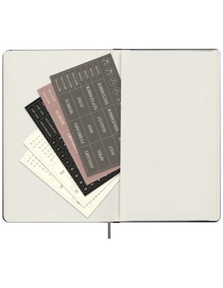 Agenda settimanale formato L con copertina rigida e senza data Moleskine