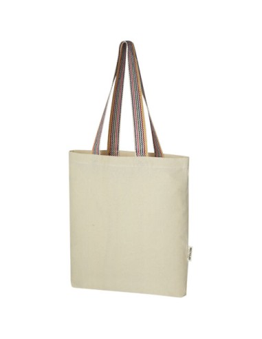 Tote bag in cotone riciclato da 180 g/m² Rainbow - 5L