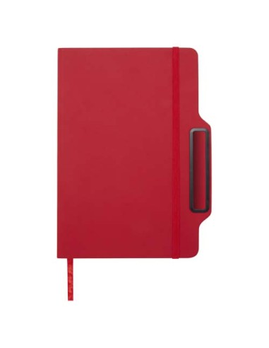 Blocco note formato A5 con copertina rigida e combinazione di penna e matita Nexus