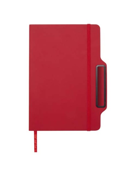 Blocco note formato A5 con copertina rigida e combinazione di penna e matita Nexus