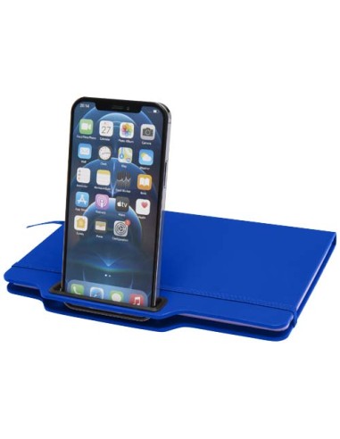 Blocco note formato A5 con copertina rigida e combinazione di penna e matita Nexus