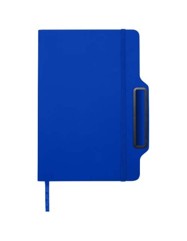 Blocco note formato A5 con copertina rigida e combinazione di penna e matita Nexus