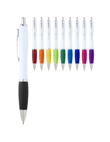 Penna a sfera in plastica riciclata Nash (inchiostro blu)