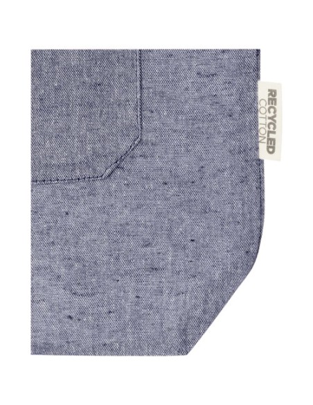 Tote bag in cotone riciclato da 150 g/m² con tasca frontale Pheebs - 9L