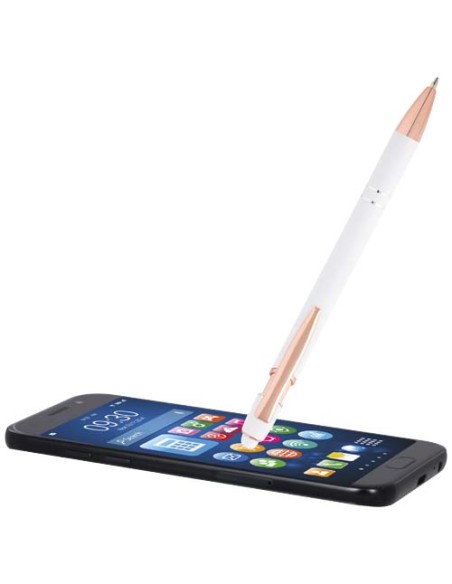 Penna a sfera con finitura oro rosa Nanna (inchiostro blu)