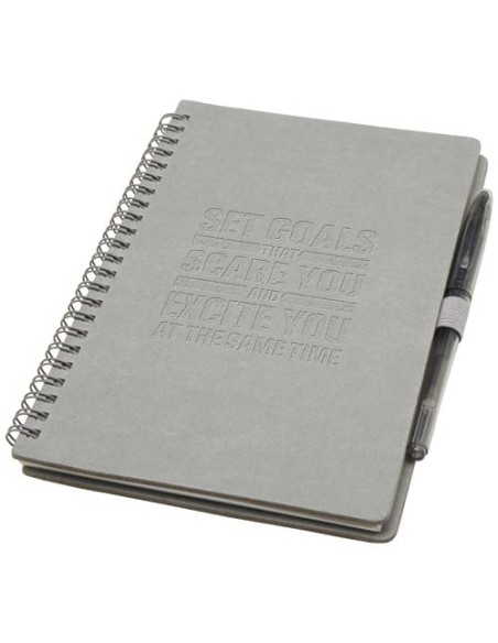 Set blocco note A5 con copertina rigida e penna Slate