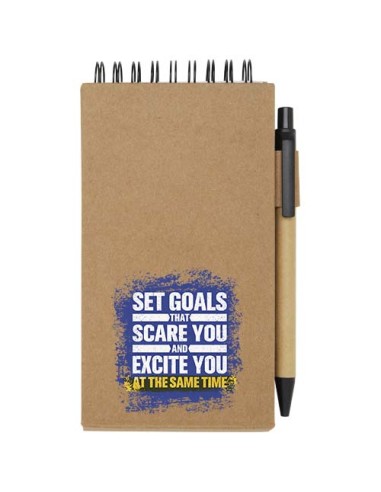 Blocchetto con foglietti adesivi e penna a sfera Flipper (inchiostro nero)