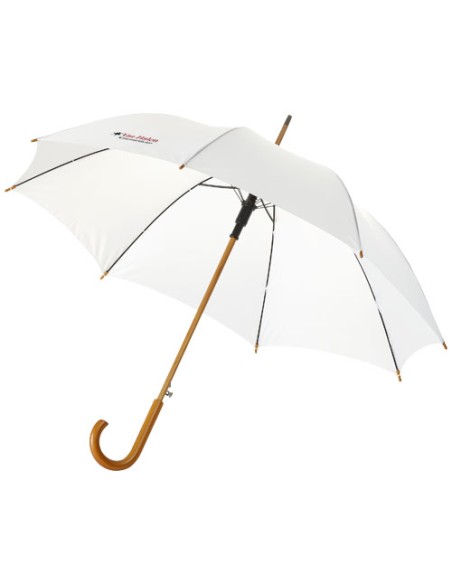 Ombrello Kyle da 23'' con apertura automatica, manico e asta in legno