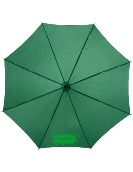 Ombrello Kyle da 23'' con apertura automatica, manico e asta in legno